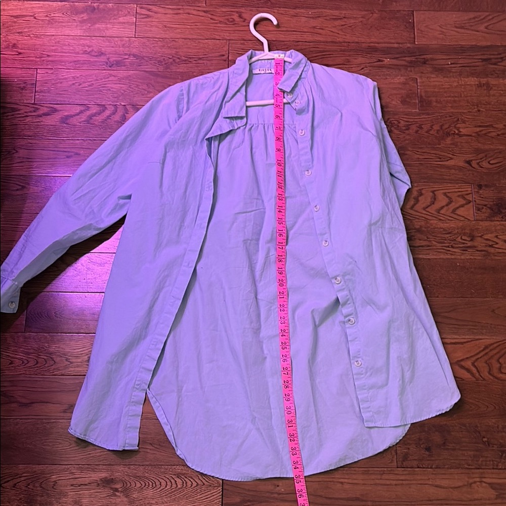 Women’s Blue Shirt Dress - Picture 5 of 5